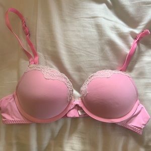 Aerie Pink Bra with Lace